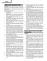 Preview for 6 page of Hitachi VB 13Y Handling Instructions Manual