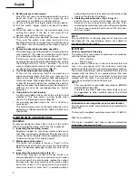 Preview for 10 page of Hitachi VB 13Y Handling Instructions Manual