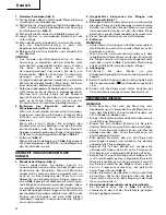 Preview for 14 page of Hitachi VB 13Y Handling Instructions Manual