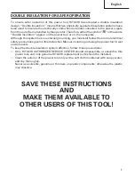 Preview for 9 page of Hitachi VB 16Y Safety Instructions And Instruction Manual