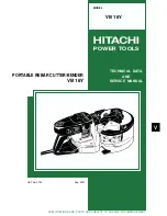 Hitachi VB 16Y Technical Data And Service Manual preview