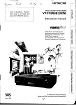 Hitachi VIDEO Plus+ VT-FX850E(UKN) Instruction Manual предпросмотр