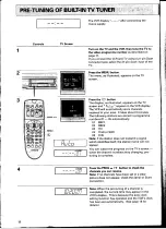 Preview for 12 page of Hitachi VIDEO Plus+ VT-FX850E(UKN) Instruction Manual