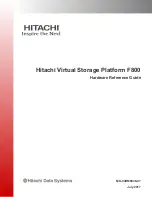 Предварительный просмотр 1 страницы Hitachi Virtual Storage Platform F800 Hardware Reference Manual