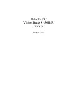 Preview for 1 page of Hitachi VisionBase 8450H Product Manual