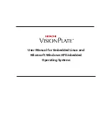 Hitachi VisionPlate User Manual preview