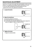 Preview for 21 page of Hitachi VK-C220E Instruction Manual