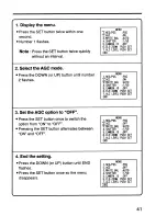 Preview for 41 page of Hitachi VK-C220E Instruction Manual