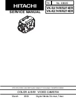 Hitachi VK-K274ER Service Manual preview