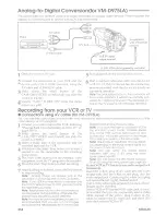 Предварительный просмотр 54 страницы Hitachi VM-875LA - Camcorder Instruction Manual