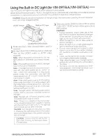 Предварительный просмотр 57 страницы Hitachi VM-875LA - Camcorder Instruction Manual