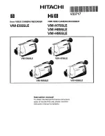 Hitachi VM-E555LE Instruction Manual preview