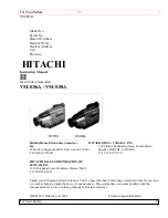 Hitachi VM-E58A Instruction Manual preview