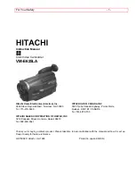 Preview for 1 page of Hitachi VME-625LA - Camcorder Instruction Manual