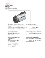 Preview for 1 page of Hitachi VMH-39A - Camcorder Instruction Manual