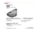 Предварительный просмотр 1 страницы Hitachi VMH-57A - Camcorder Instruction Manual