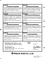 Preview for 130 page of Hitachi VR 9DM2 Handling Instructions Manual