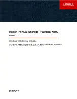 Hitachi VSP N800 Hardware Reference Manual предпросмотр