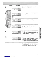 Preview for 49 page of Hitachi VT-F360E Instruction Manual