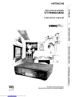 Hitachi VT-F645E Instruction Manual preview