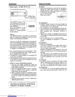 Preview for 2 page of Hitachi VT-F770E Instruction Manual