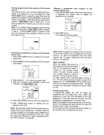 Предварительный просмотр 27 страницы Hitachi VT-F770E Instruction Manual