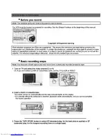 Предварительный просмотр 41 страницы Hitachi VT-FX631A Owner'S Manual