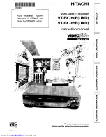 Hitachi VT-FX760E Instruction Manual preview