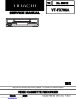 Hitachi VT-FX795A Service Manual preview