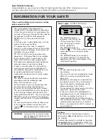 Preview for 2 page of Hitachi VT-FX960E Instruction Manual