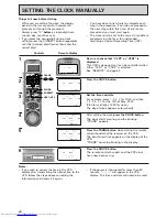 Предварительный просмотр 20 страницы Hitachi VT-FX980E Instruction Manual