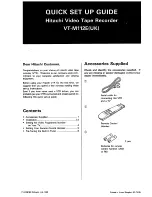 Предварительный просмотр 53 страницы Hitachi VT-M112E Instruction Manual