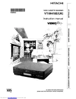 Preview for 1 page of Hitachi VT-M410E Instruction Manual