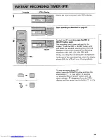 Предварительный просмотр 25 страницы Hitachi VT-M430E Instruction Manual