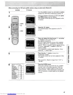 Предварительный просмотр 49 страницы Hitachi VT-M430E Instruction Manual