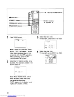 Предварительный просмотр 28 страницы Hitachi VT-M930E Instruction Manual