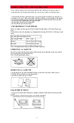 Предварительный просмотр 8 страницы Hitachi VT-MX4510 Owner'S Manual