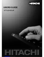 Hitachi VTFX240EUK User Manual preview