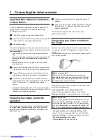 Предварительный просмотр 6 страницы Hitachi VTMX110EUK Operating Instructions Manual