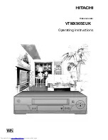 Preview for 1 page of Hitachi VTMX905EUK Operating Instructions Manual