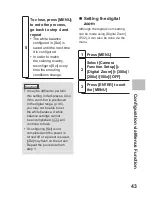 Preview for 43 page of Hitachi VZ-HD4000A User Manual