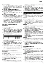 Preview for 13 page of Hitachi W 4YD Handling Instructions Manual