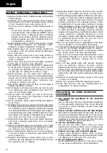 Предварительный просмотр 22 страницы Hitachi W 4YF Handling Instructions Manual