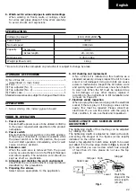 Предварительный просмотр 23 страницы Hitachi W 4YF Handling Instructions Manual