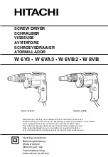 Preview for 4 page of Hitachi W 6V3 Handling Instructions Manual