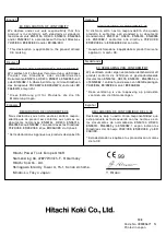 Предварительный просмотр 33 страницы Hitachi W 6V3 Handling Instructions Manual