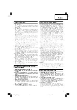 Предварительный просмотр 7 страницы Hitachi W 6V4 Handling Instructions Manual