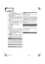 Предварительный просмотр 8 страницы Hitachi W 6V4 Handling Instructions Manual