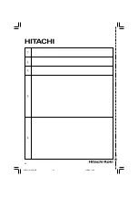 Предварительный просмотр 50 страницы Hitachi W 6V4 Handling Instructions Manual