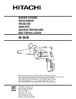 Preview for 1 page of Hitachi W 6VB Handling Instructions Manual